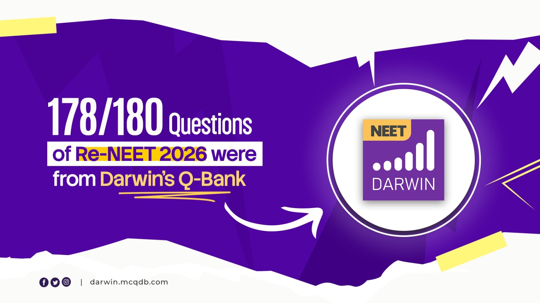 Darwin strike rate NEET 2026 exam
